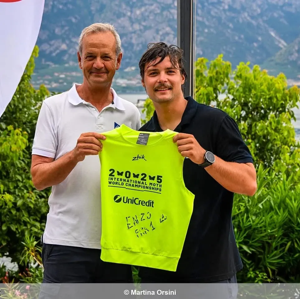 Enzo at Moth World Championships